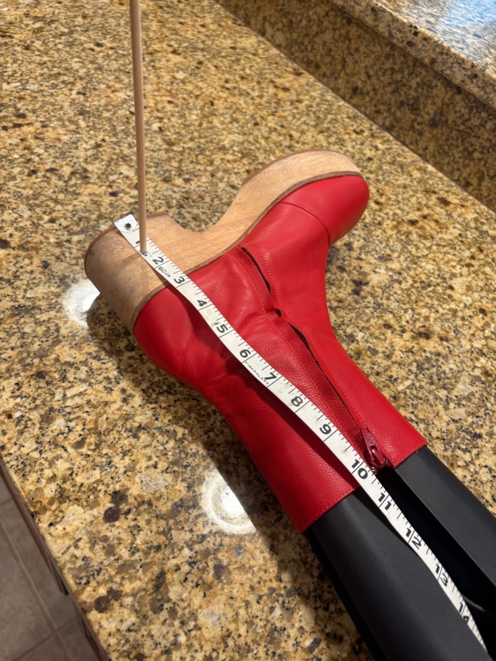 Charlotte Stone Isla boots in Vamp (Red) size 10 dopamine dressing stylish chic - Picture 13 of 13